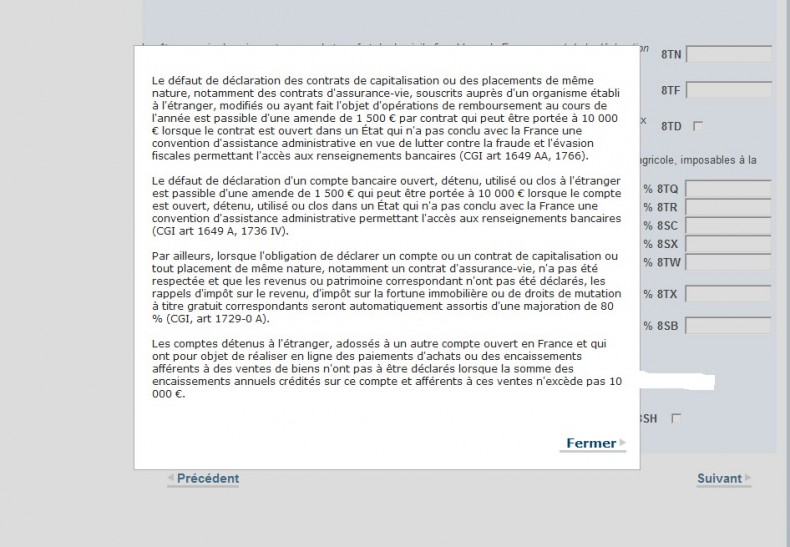 Déclaration des comptes détenus à l'étranger : cas particulier de  l'encochage automatique sur la déclaration des revenus de 2019. Par Michel  Simon, Comptable public.